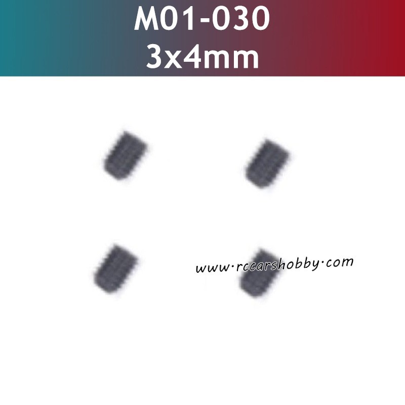 3X4MM Machine Screw M01-030 Parts for UDIRC UD1202 RC Car
