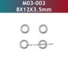 8X12X3.5MM Bearings M03-003 Parts for UDIRC UD1202 RC Truck