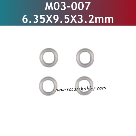 6.35x9.5x3.2MM Bearings M03-007 Parts for UDIRC UD1202 RC Truck