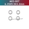 6.35x9.5x3.2MM Bearings M03-007 Parts for UDIRC UD1202 RC Truck