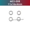 11x6x4MM Bearings M03-008 Parts for UDIRC UD1202 RC Truck