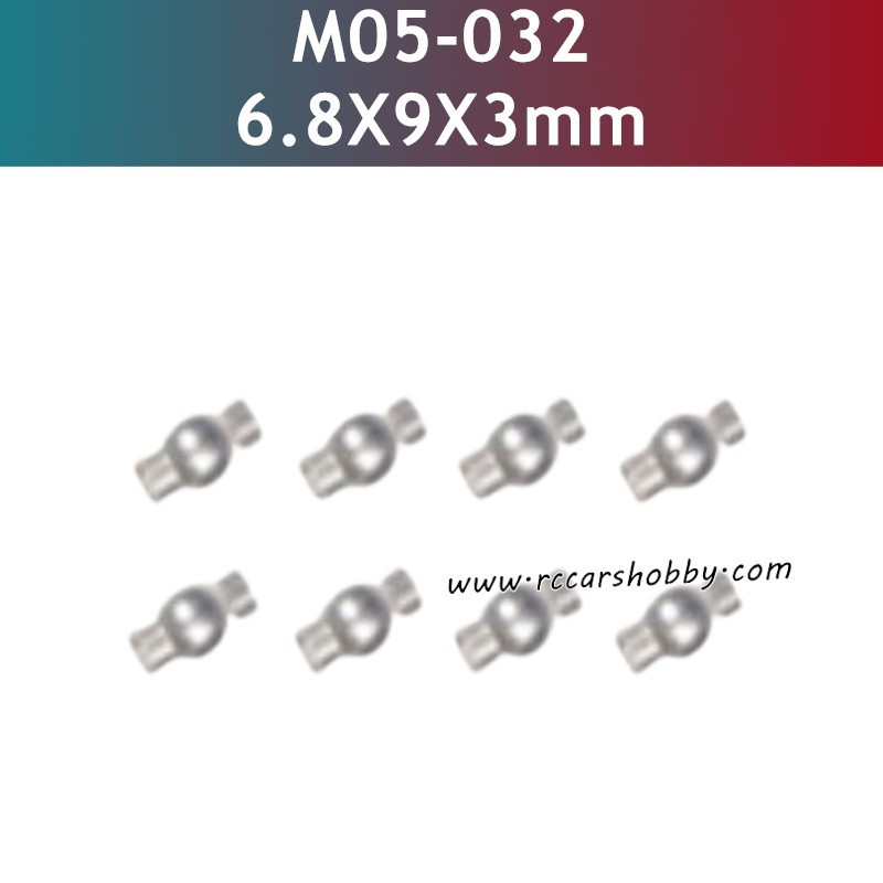 6.8X9X3MM Ball Head M05-032 Parts for UDIRC UD1202 RC Truck