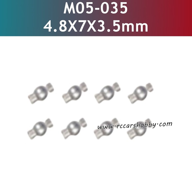 4.8X7X3.5MM Ball Head M05-035 Parts for UDIRC UD1202 RC Truck