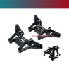 UDIRC 1202 Upgrade Parts Front and Rear Shock Mounts Black