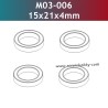 UDIRC 1001 1002 1002SE Parts 15x21x4mm Ball Bearing M03-006