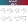 UDIRC 1001 1002 1002SE Parts M2.5 E-Type Clip M04-001