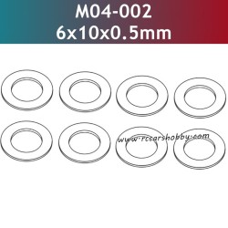 UDIRC 1001 1002 1002SE Parts 6x10x0.5mm Washer M04-002