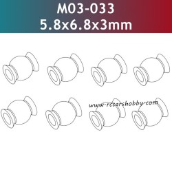 UDIRC 1001 1002 1002SE Parts 5.8x6.8x3mm Hollow Ball M05-033