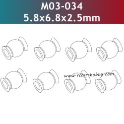 UDIRC 1001 1002 1002SE Parts 5.8x6.8x2.5mm Hollow Ball M05-034