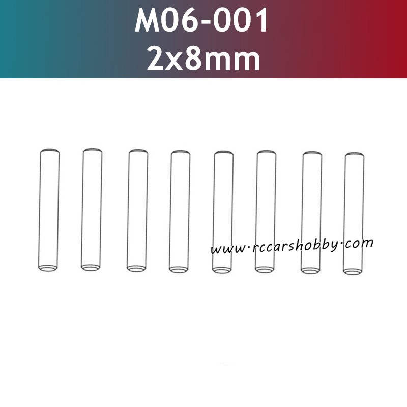 UDIRC 1001 1002 1002SE Parts 2x8mm Pin M06-001