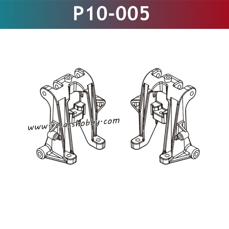 UDIRC 1001 1002 1002SE Parts Left and Right Front Shock Towers P10-005