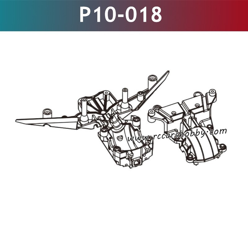 UDIRC 1001 1002 1002SE Parts Front Gearbox Shell P10-018