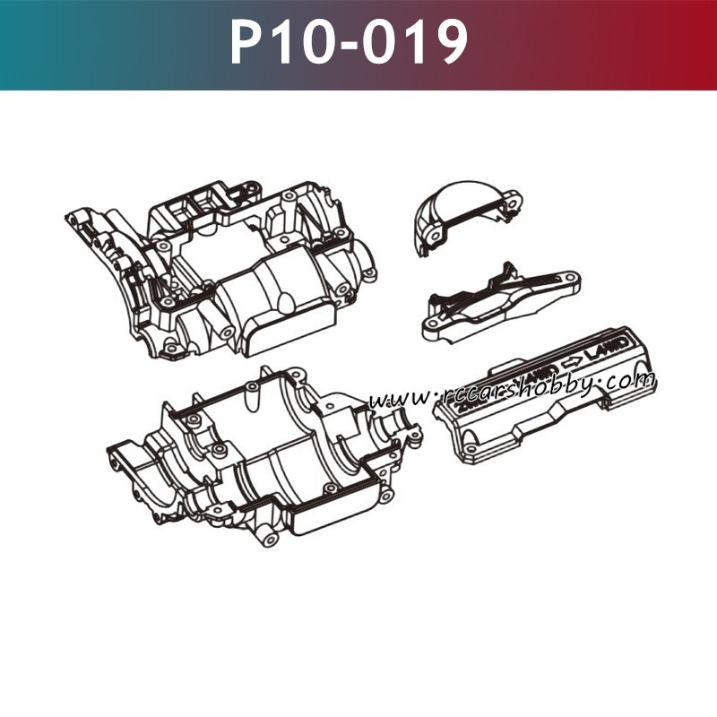 UDIRC 1001 1002 1002SE Parts Central Transmission Housing P10-019