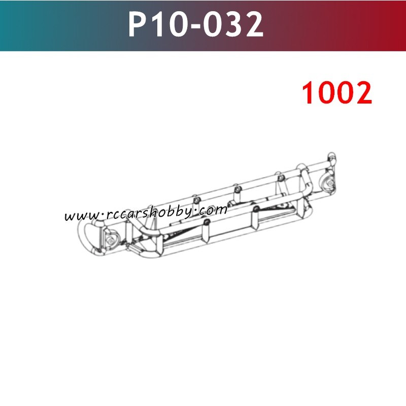 UDIRC 1002 1002se Parts Rear Bumper Set P10-032