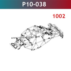UDIRC 1002 RC Car Parts Roll Cage Assembly P10-038