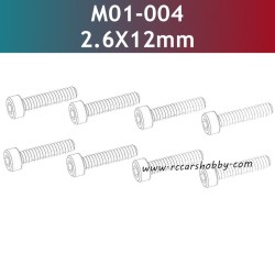 UDIRC 1001 1002 1002SE Parts 2.6x12mm Hexagon Socket Head Cap Tapping Screws M01-004