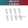 UDIRC 1001 1002 1002SE Parts 2.6x8mm Hexagon Socket Countersunk Head Tapping Screw M01-012