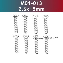 UDIRC 1001 1002 1002SE Parts 2.6x15mm Hexagon Socket Countersunk Head Tapping Screw M01-013