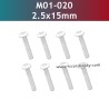 UDIRC 1001 1002 1002SE Parts 2.5x15mm Hexagon Socket Button Head Machine Screw M01-020