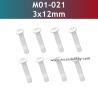 UDIRC 1001 1002 1002SE Parts 3x12mm Hexagon Socket Button Head Machine Screw M01-021