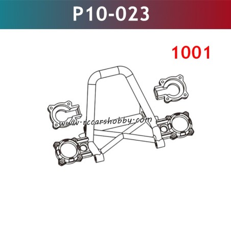 UDIRC 1001 Parts Front Bumper Support P10-023