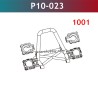UDIRC 1001 Parts Front Bumper Support P10-023