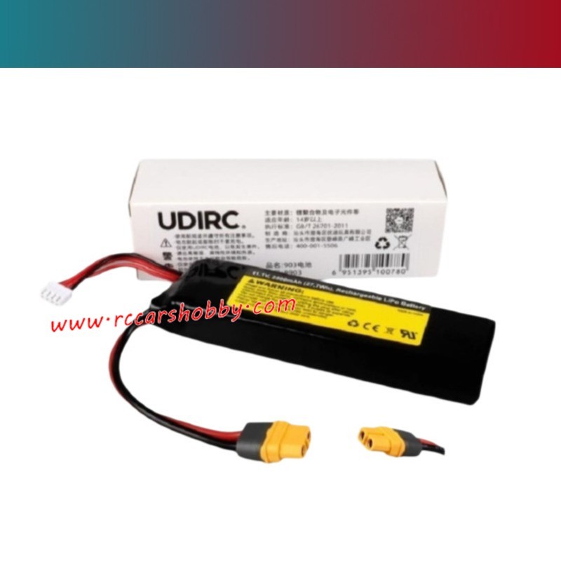 UDIRC UDI005 Upgrade Parts 11.1V 2500mAh Battery with XT60 Plug