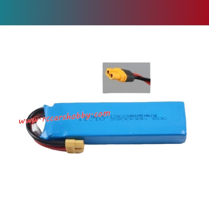UDIRC UDI005 Upgrade RC Boat Parts 11.1V 3300mAh XT60 Plug Battery