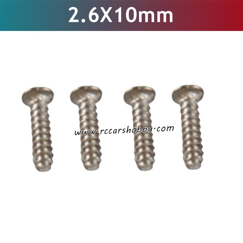 UDIRC UDI022 RC Boat Parts 2.6X10mm Flat Head Screw