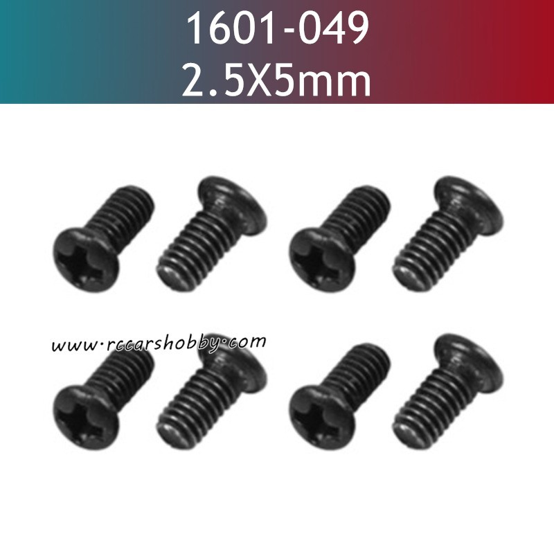 UDIRC UD1601 Parts 2.5X5mm PM Screws 1601-049