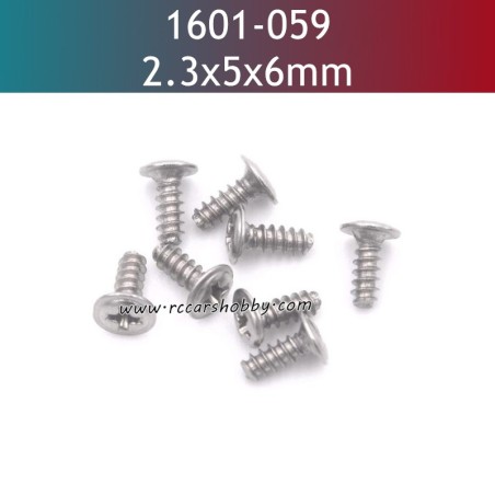UDIRC UD1601 RC Truck Parts 2.3X6X5mm PB Screws 1601-059