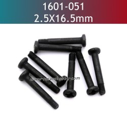 UDIRC UD1601 RC Truck Parts 2.5X16.5mm PM Screw Pin Set 1601-051