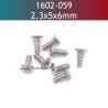 UDIRC UD1602 RC Truck Parts 2.3X6X5mm PB Screws 1602-059