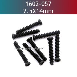 UDIRC UD1602 RC Truck Parts 2.5X14mm PB Screws 1602-057