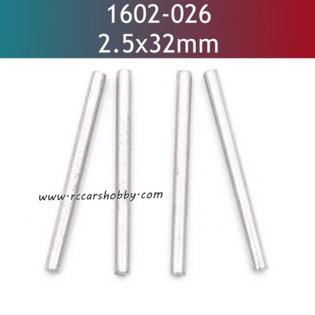 UDIRC UD1602 RC Truck Parts 2.5X32mm Shaft 1602-026