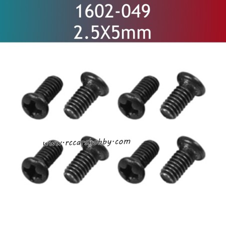 UDIRC UD1602 RC Truck Parts 2.5X5mm PM Screws 1602-049