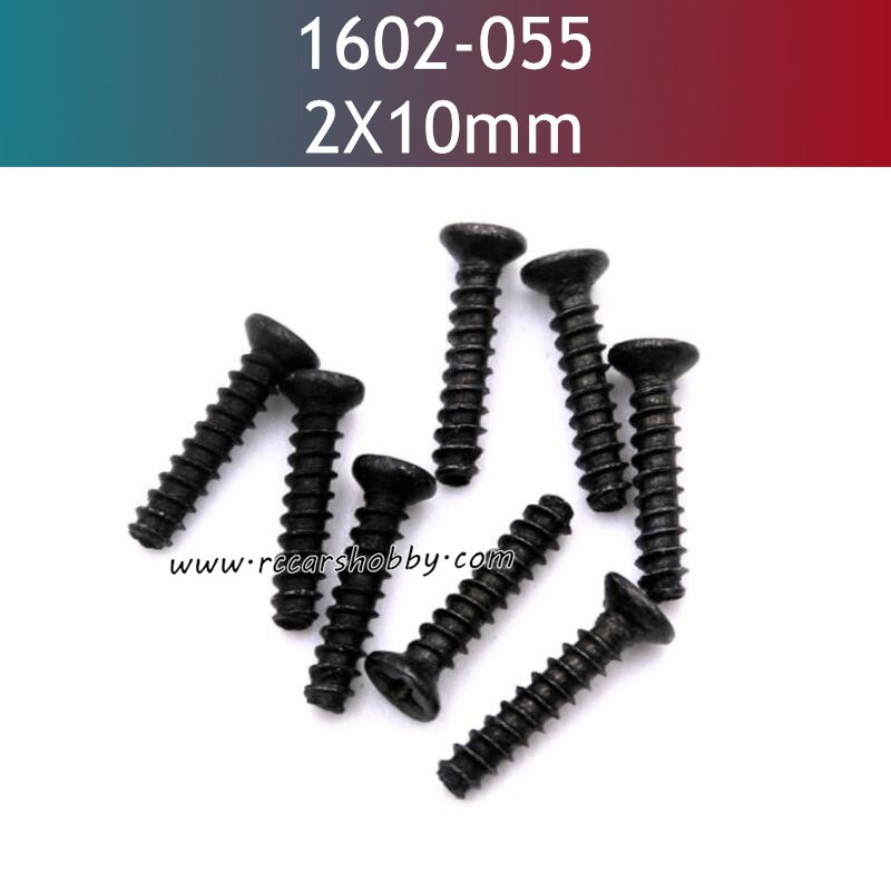 UDIRC UD1602 RC Truck Parts 2X10mm PB Screws 1602-055