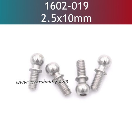 UDIRC UD1602 Parts 2.5x10mm Pivot Balls 1602-019
