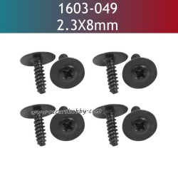 UDIRC UD1603 Parts 2.3X8MM PB Screws 1603-049