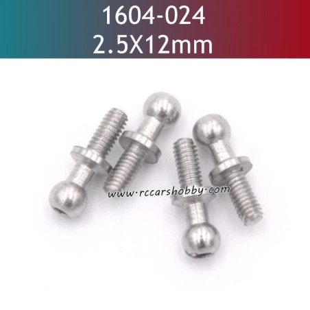 UDIRC UD1604 Parts 2.5X12MM Pivot Balls 1604-024