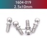 UDIRC UD1604 RC Car Parts 2.5x10mm Pivot Balls 1604-019