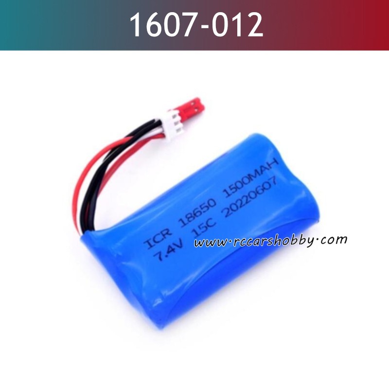 UDIRC UD1607 Parts 7.4V 1500mAh Battery 1607-012