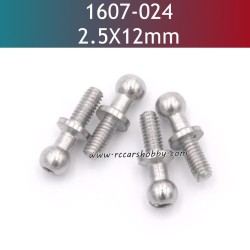 UDIRC UD1607 RC Car Parts 2.5X12MM Pivot Balls 1607-024