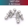 UDIRC UD1607 RC Car Parts 2.5X12MM Pivot Balls 1607-024