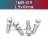 UDIRC UD1609 RC Car Parts 2.5x10mm Pivot Balls 1609-019