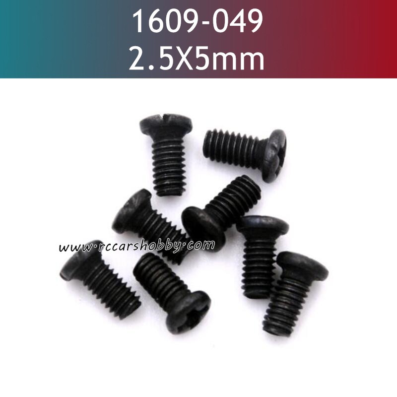 UDIRC UD1609 RC Truck Parts 2.5X5MM PM Screws 1609-049
