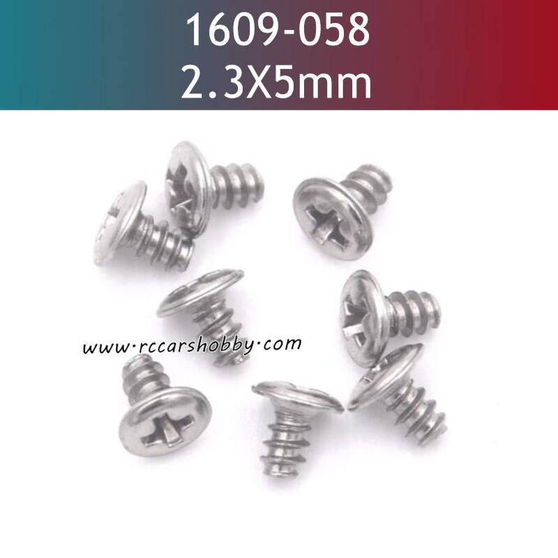 UDIRC UD1609 RC Truck Parts 2.3X5MM PB Screws 1609-058