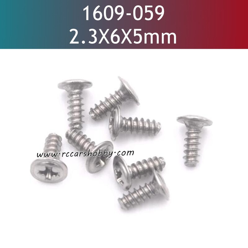 UDIRC UD1609 RC Truck Parts 2.3X6X5MM PB Screws 1609-059