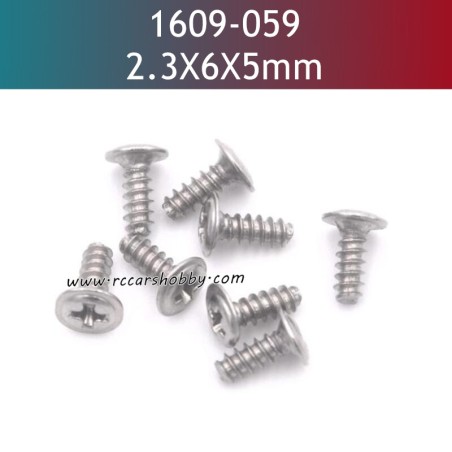 UDIRC UD1609 RC Truck Parts 2.3X6X5MM PB Screws 1609-059