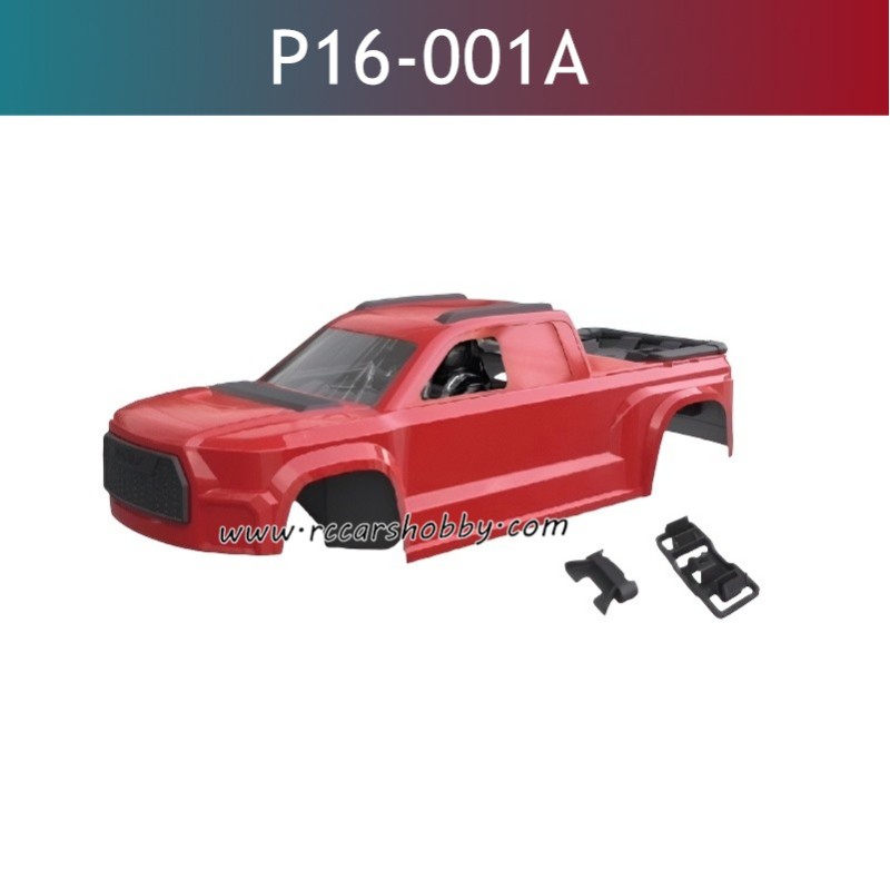 UDIRC UD1610 Pro RC Car Parts Car Shell Assembly Red P16-001A